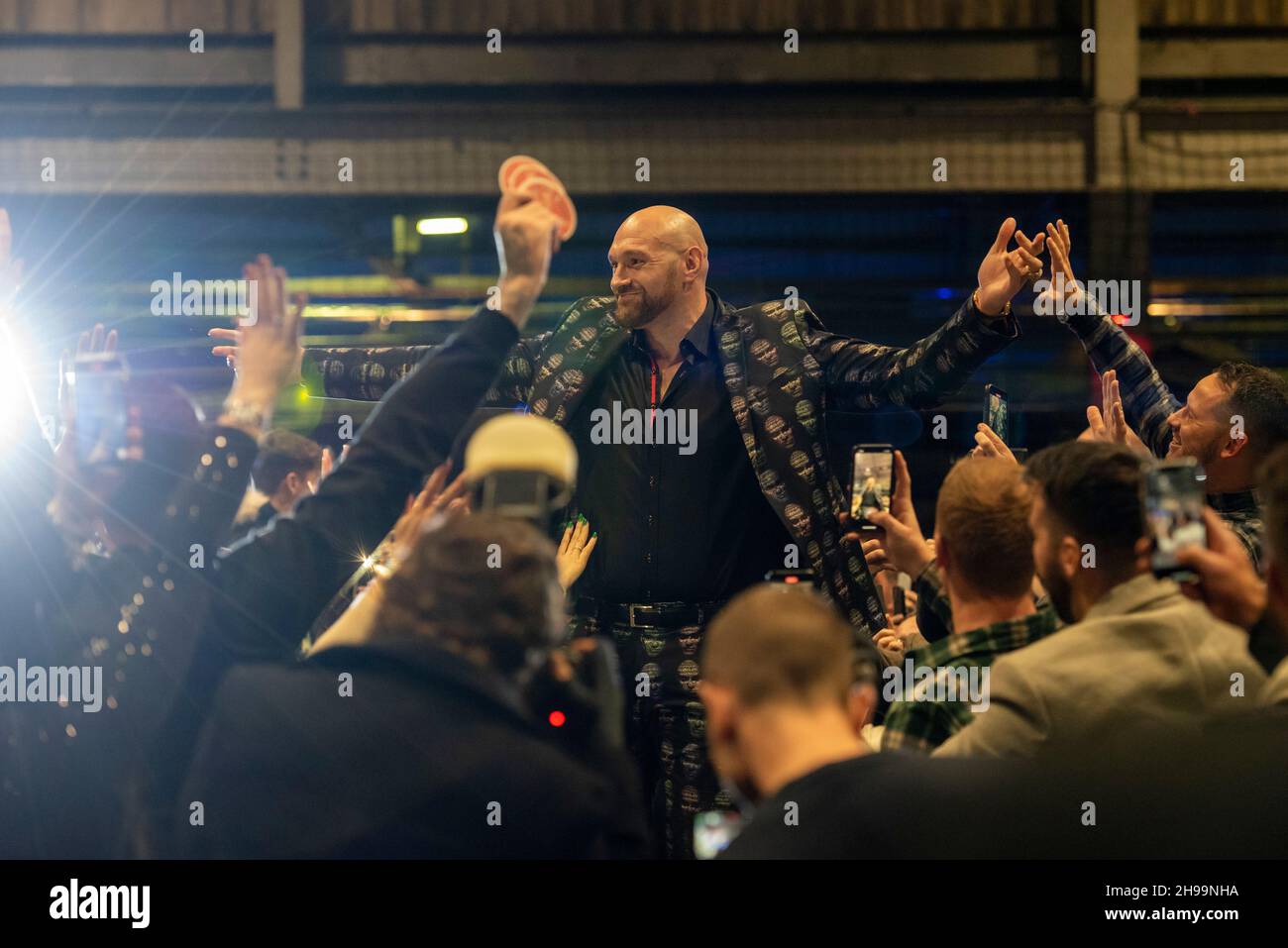 Cardiff, Wales, 5/12/21 Tyson Fury Gypsy King Party