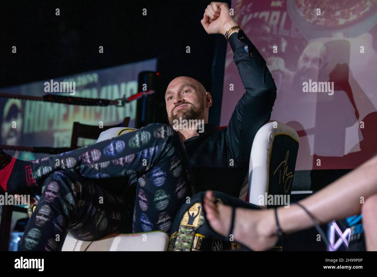 Cardiff, Wales, 5/12/21 Tyson Fury Gypsy King Party