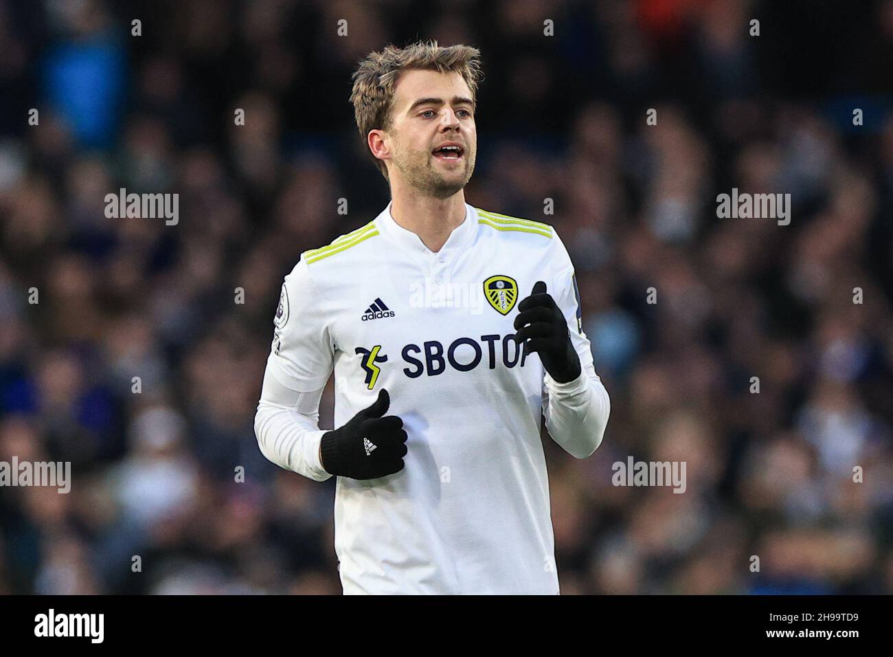 Patrick Bamford #9 of Leeds United during the game Stock Photo
