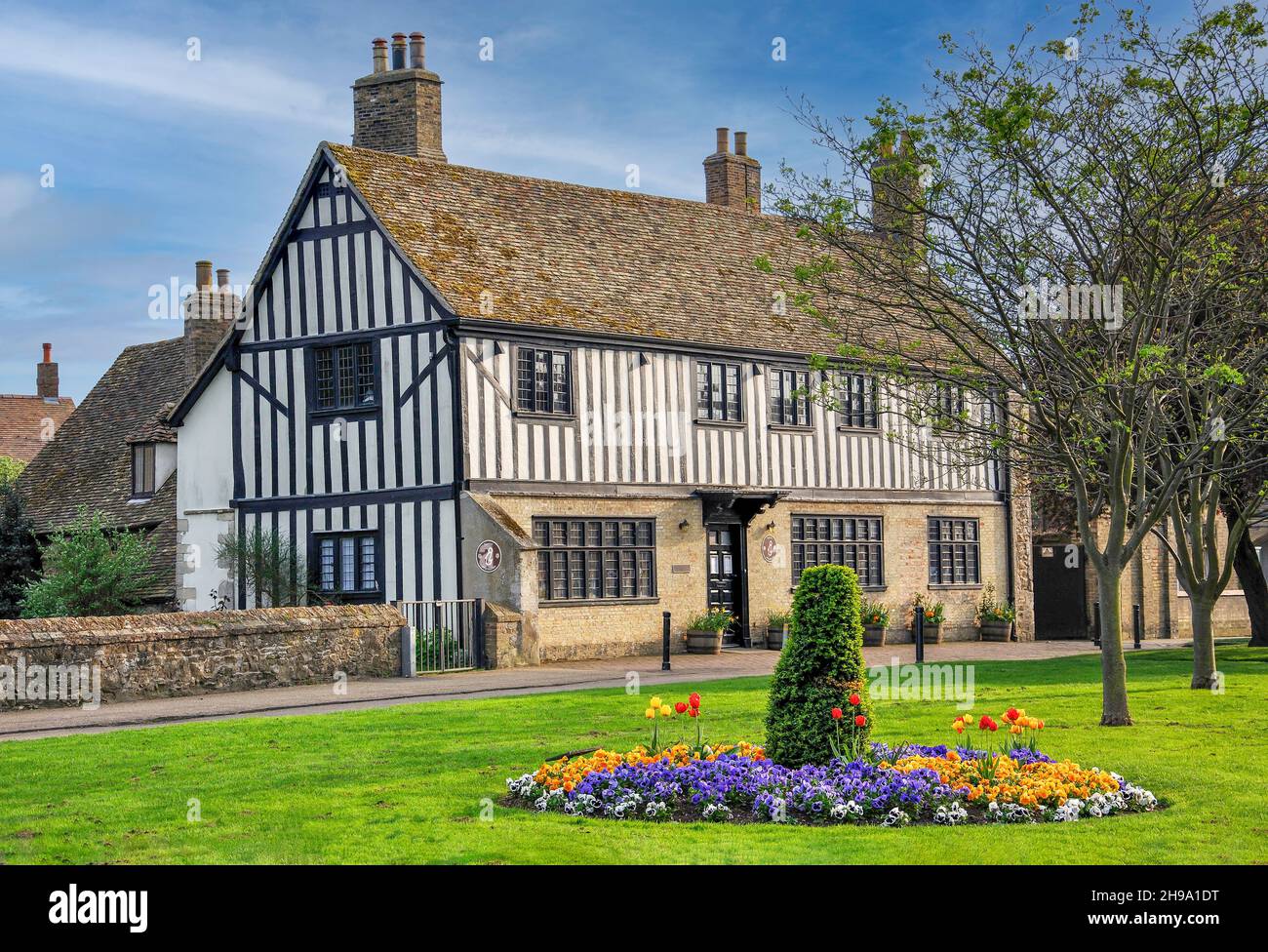 Oliver Cromwell's House Museum, St. Mary's Green, Ely, Cambridgeshire, England, United Kingdom Stock Photo