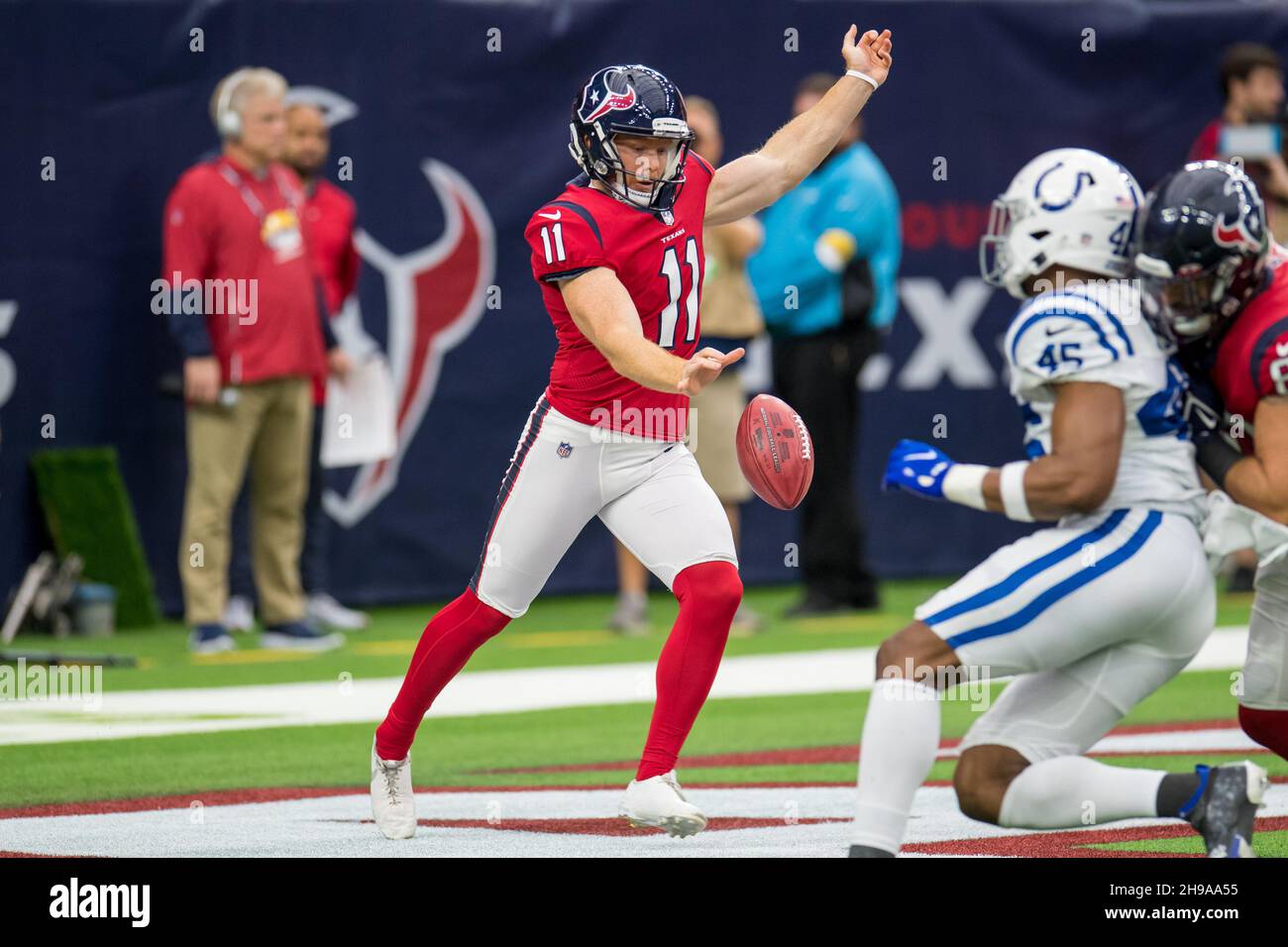 Houston, TX, USA. 12th Sep, 2021. Houston Texans punter Cameron