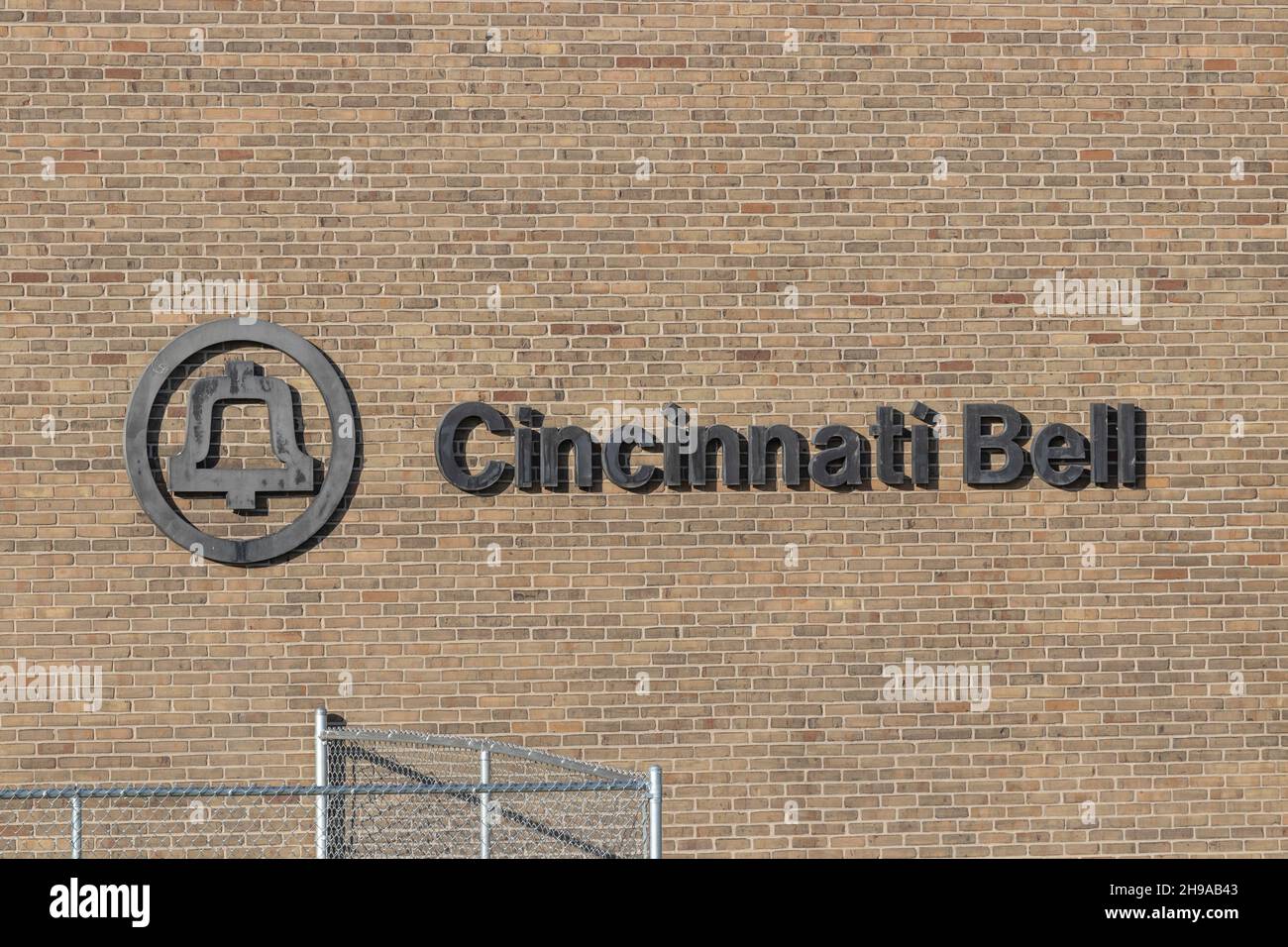 Cincinnati Circa December 2021 Legacy Cincinnati Bell signage