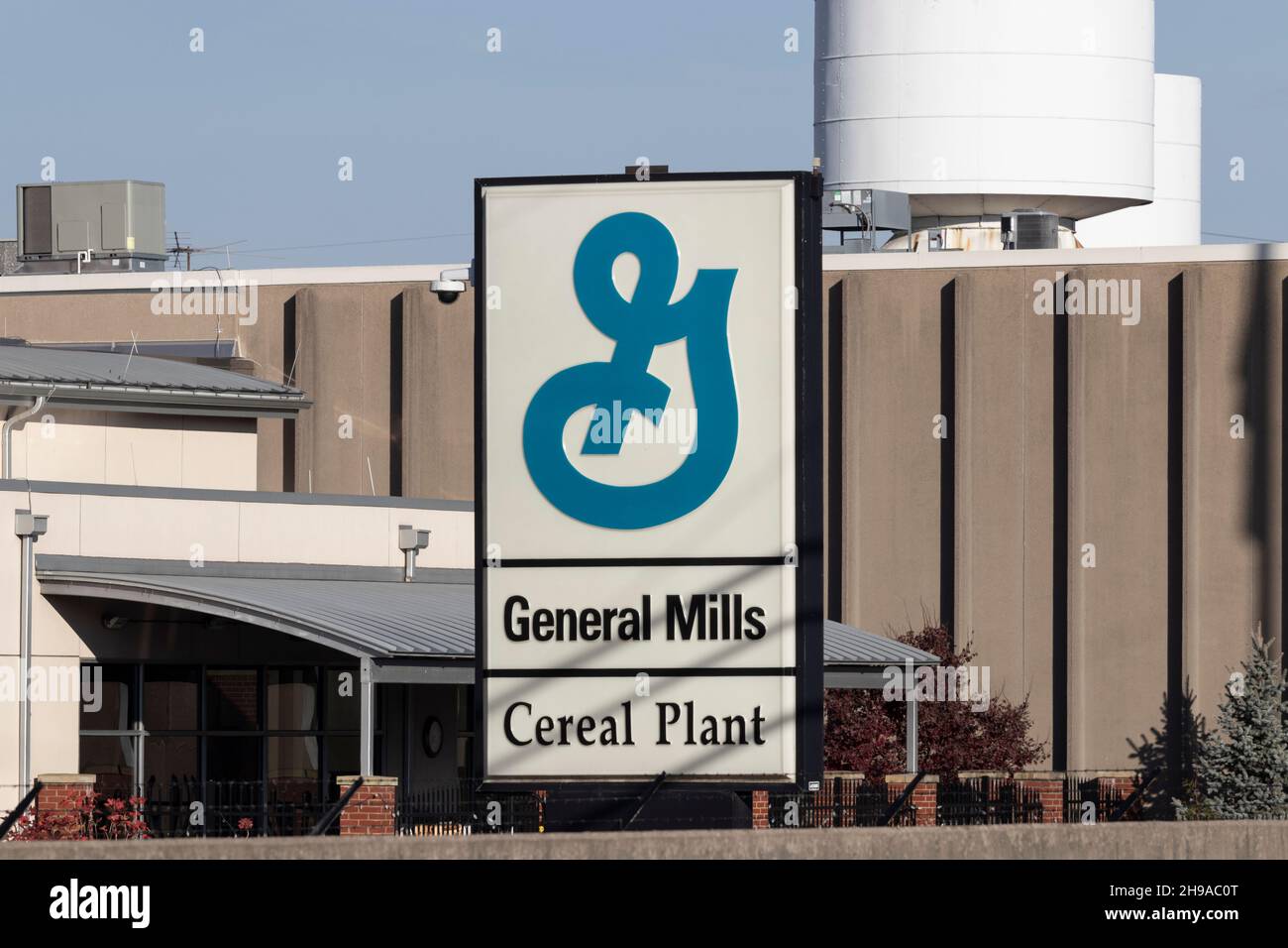 Cincinnati Circa December 2021 General Mills Cereal Plant. General