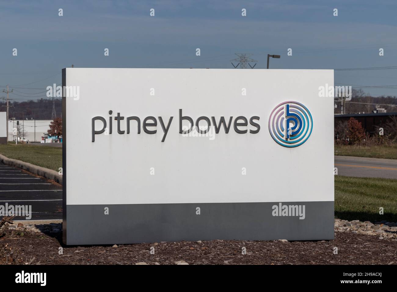 West Chester Circa December 2021 Pitney Bowes distribution center