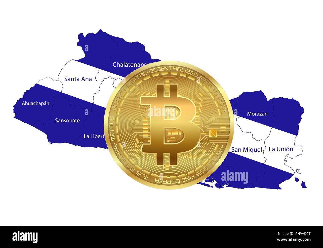 El salvador bitcoin Cut Out Stock Images & Pictures - Alamy