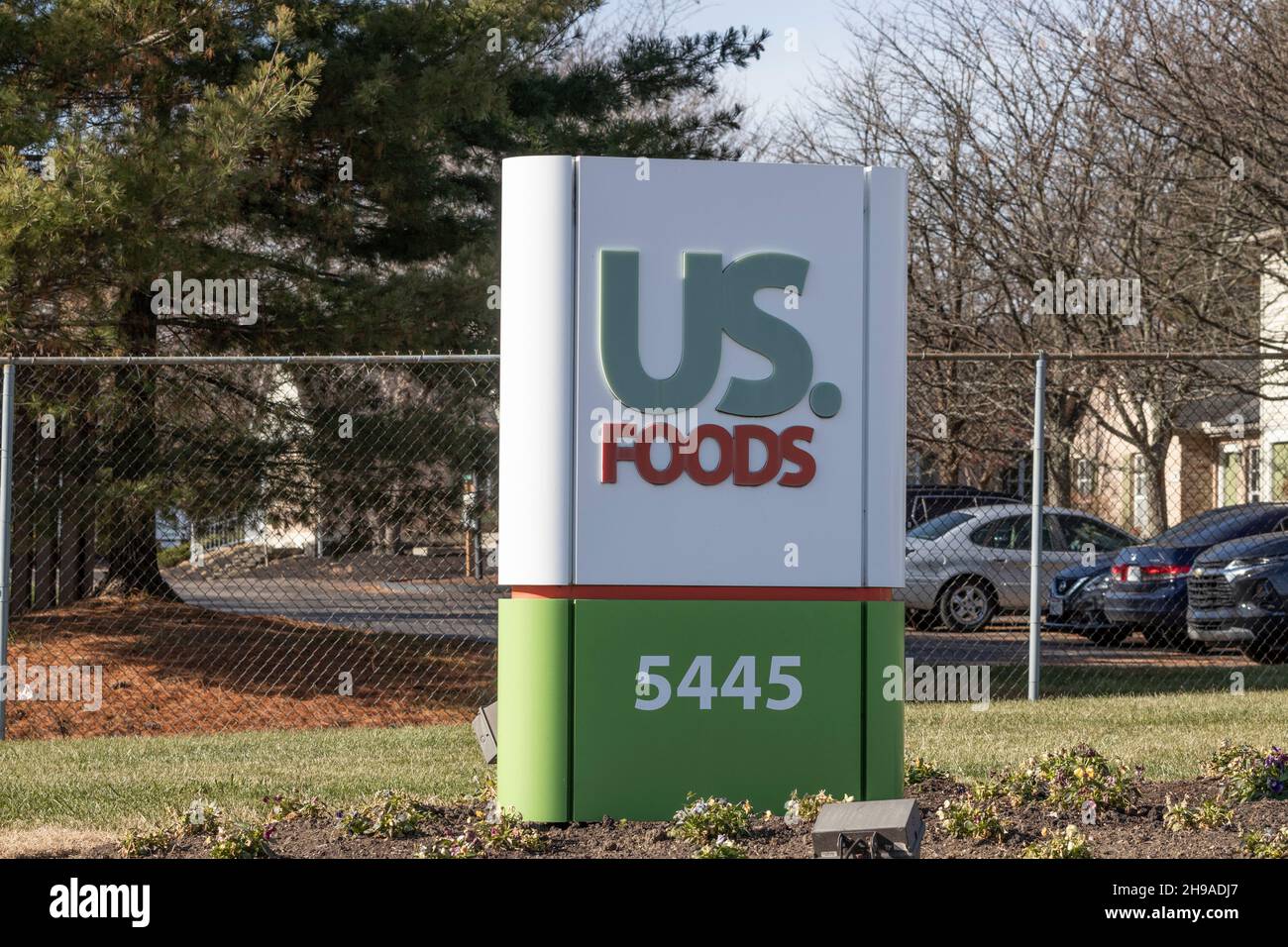 Cincinnati Circa December 2021 US Foods foodservice distributor. US