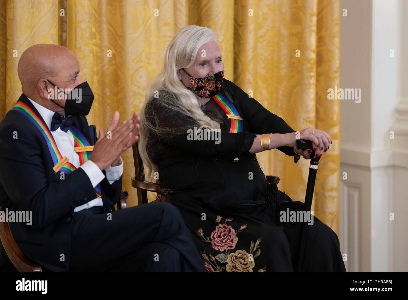 5 December 2021- Washington DC- Singer-songwriter Joni Mitchell ...