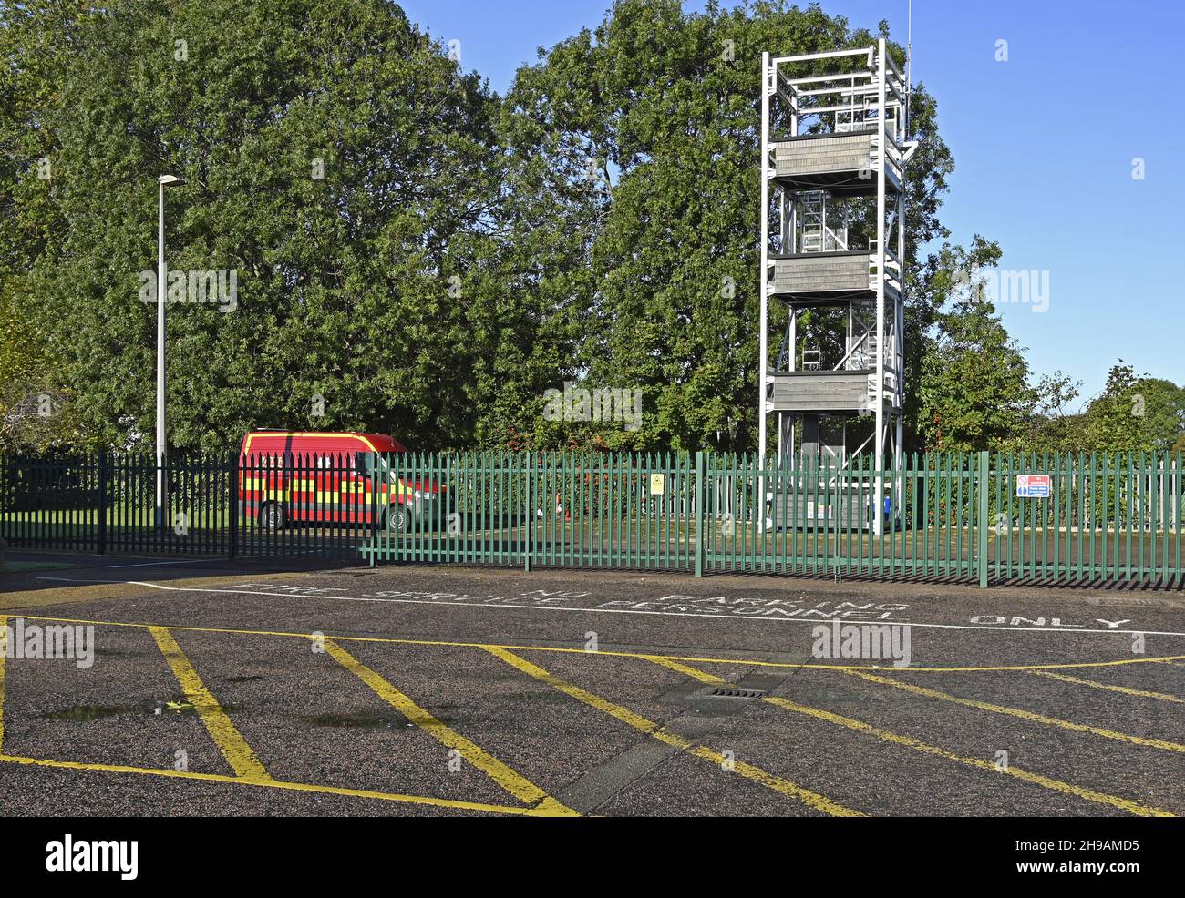 Fire Station at Wickford, Essex. Stock Photo