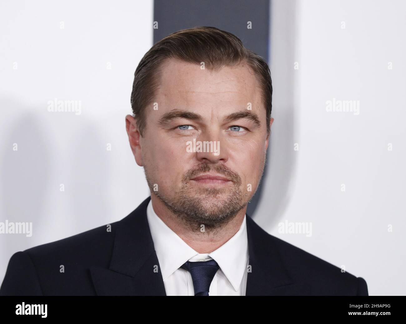 New York, United States. 05th Dec, 2021. Leonardo DiCaprio arrives on the red carpet at the world premiere of Netflix's 'Don't Look Up' on Sunday, December 05, 2021 in New York City. Photo by John Angelillo/UPI Credit: UPI/Alamy Live News Stock Photo