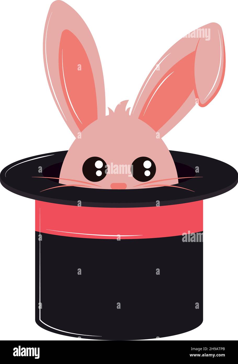 circus magician hat and rabbit Stock Vector Image & Art - Alamy