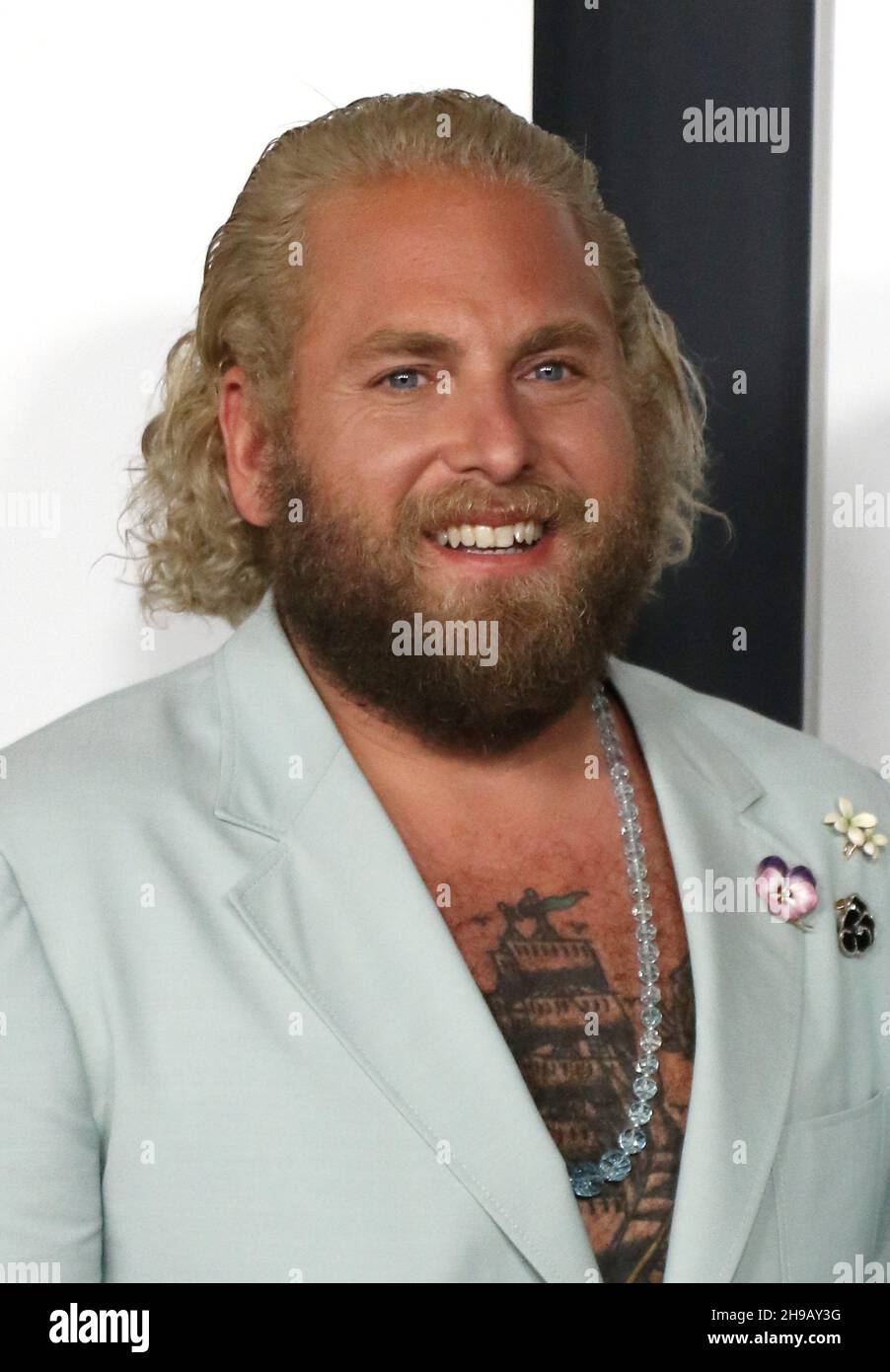 New York, NY, USA. 5th Dec, 2021. Jonah Hill at the Netflix World Premiere Of Don't Look Up at Jazz At Lincoln Center in New York City on December 5, 2021. Credit: Rw/Media Punch/Alamy Live News Stock Photo