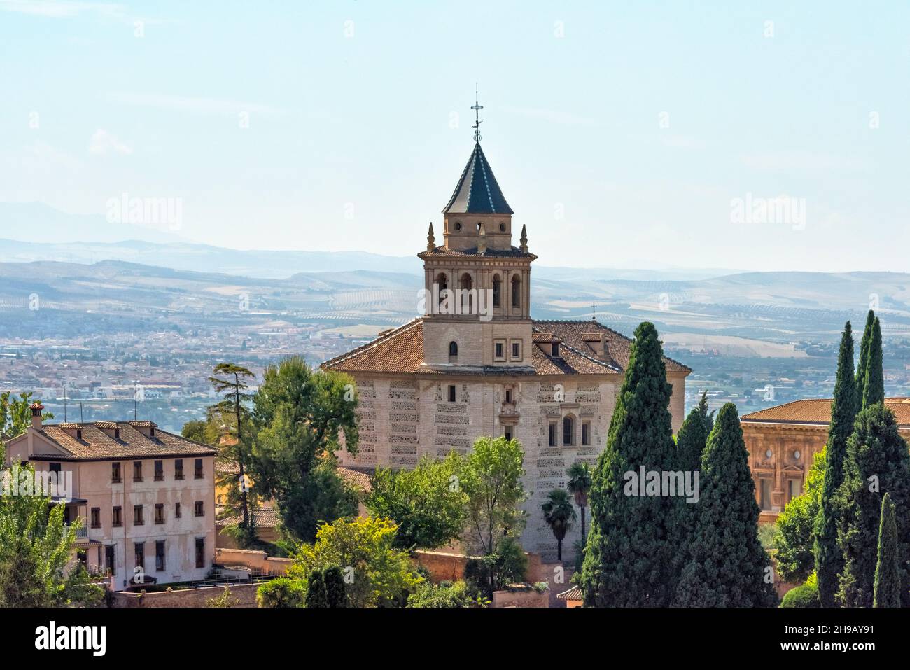 Santa Maria de la Alhambra, Granada, Granada Province, Andalusia Autonomous Community, Spain Stock Photo