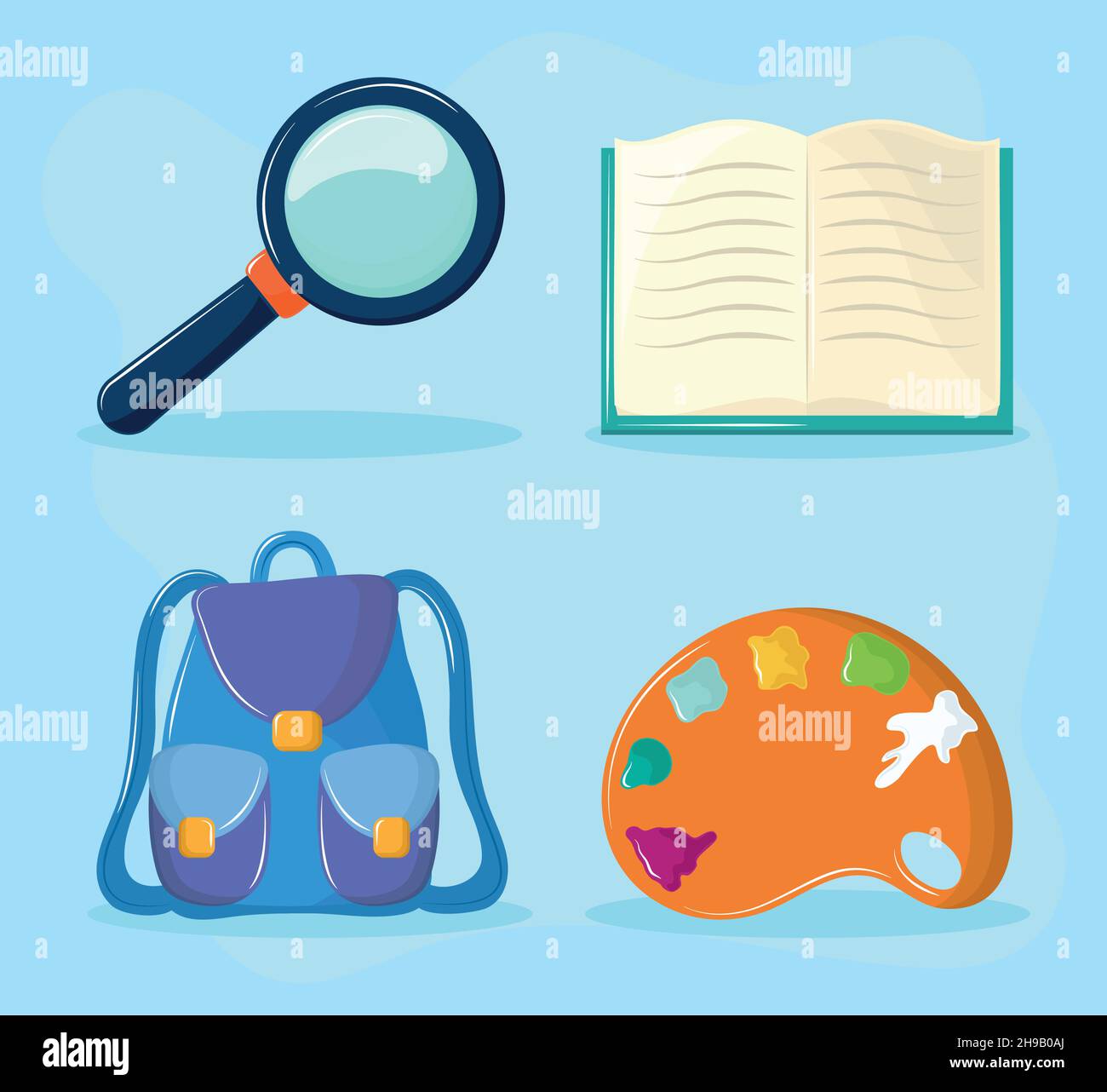 set of school Stock Vector Image & Art - Alamy