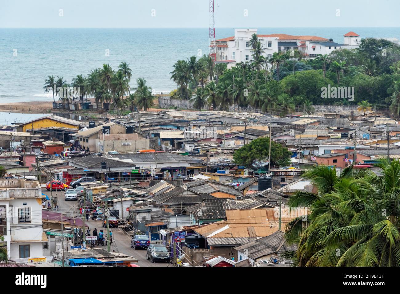 Cityscape of Accra, Ghana Stock Photo