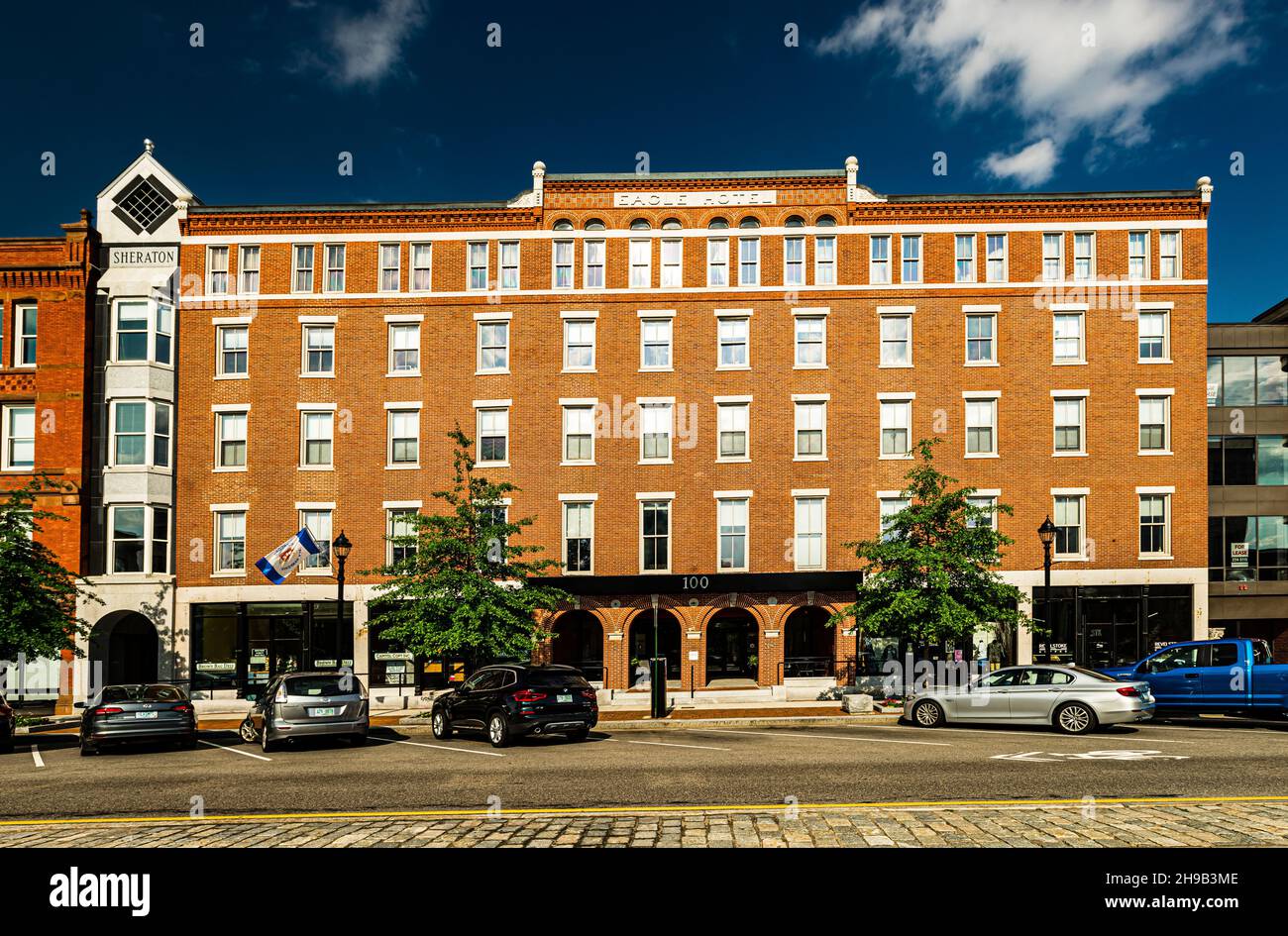 Downtown concord historic district hires stock photography and images