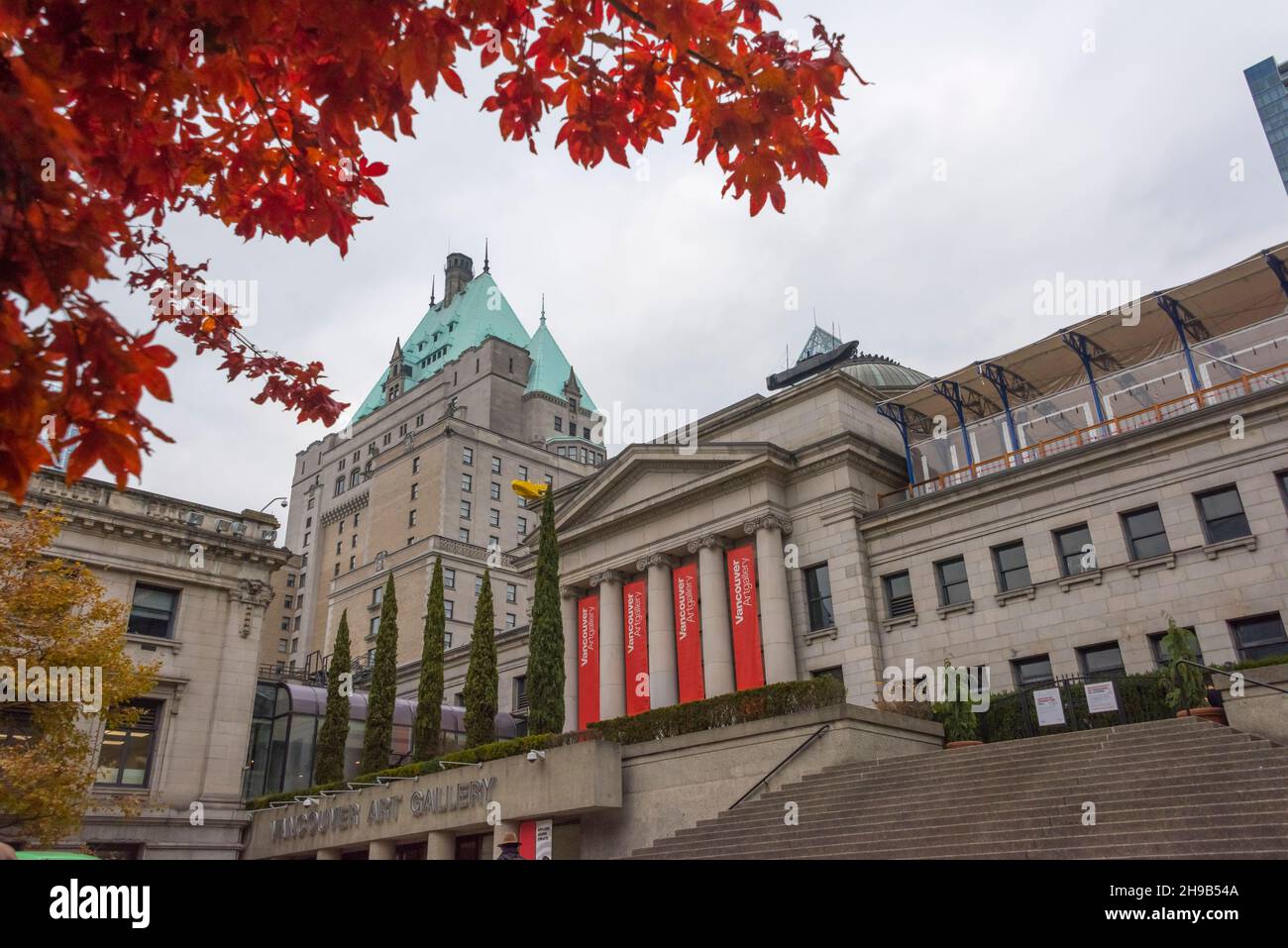 Vancouver Art Gallery, Vancouver, BC, Canada Stock Photo