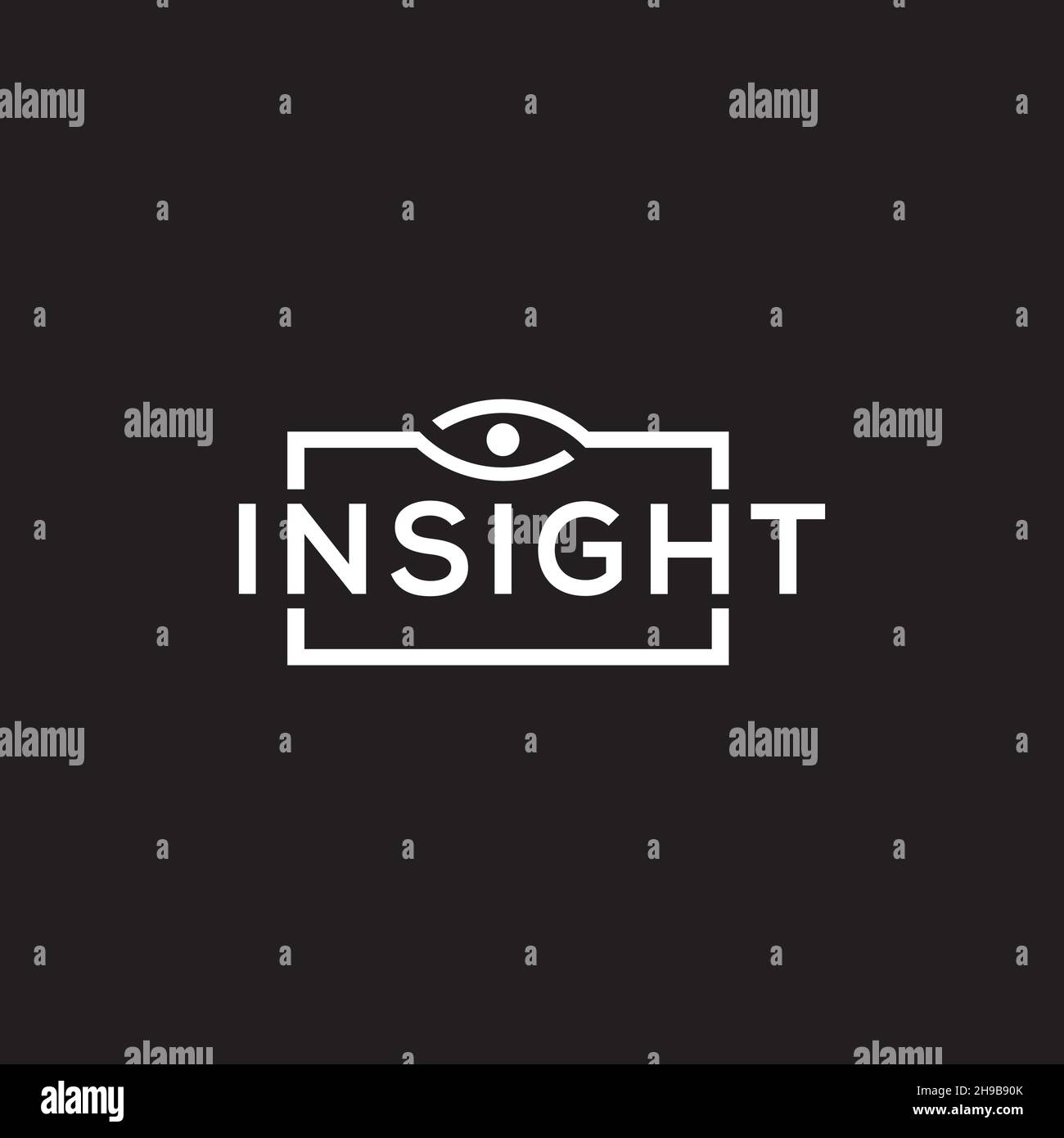 lines circle eye modern insight logo symbol icon vector graphic design ...