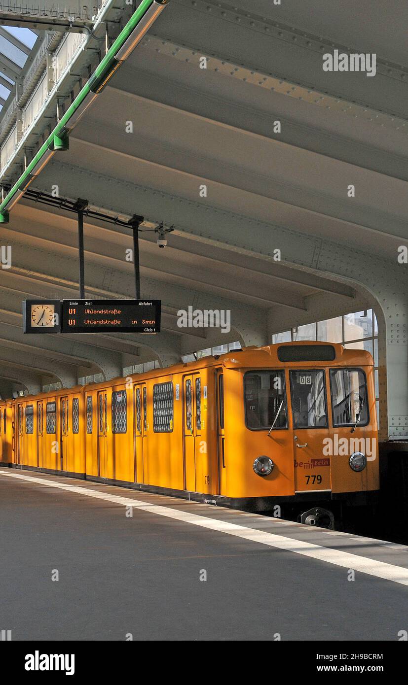 subway Kottbusser Tor station , Berlin, Germany Stock Photo