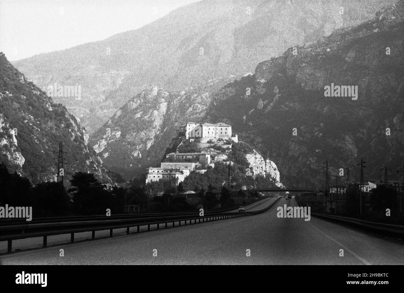 Landscape, Italy, 1978 Stock Photo