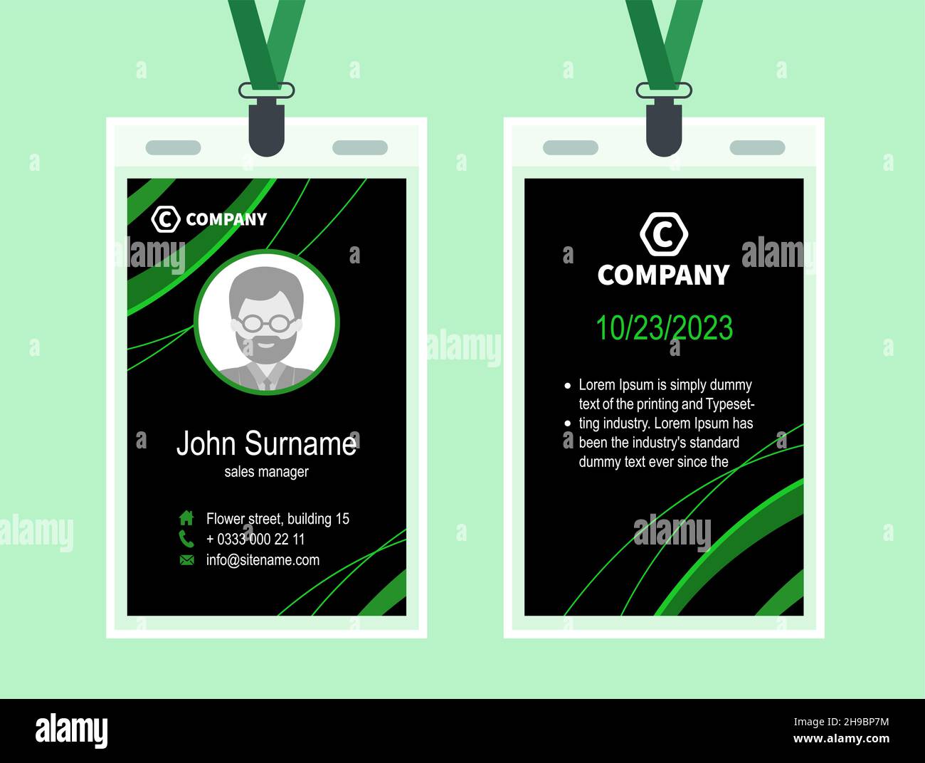 Conference Id Card Design