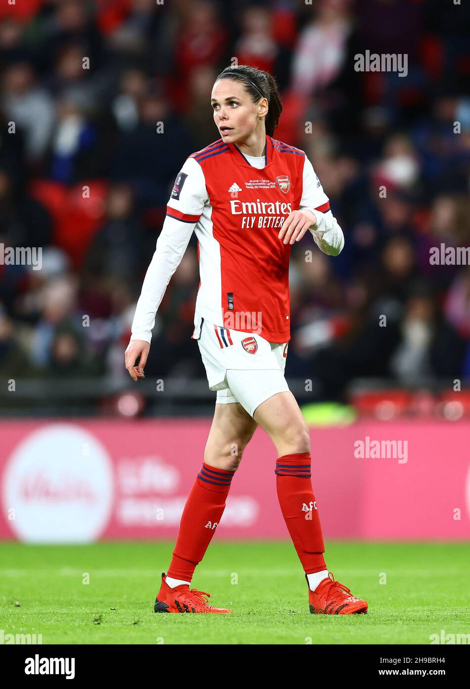 London, England, 5th December 2021. Simone Boye of Arsenal during the ...