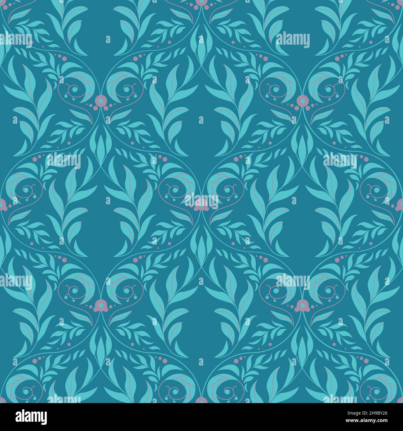 Vector floral seamless pattern Stock Vector
