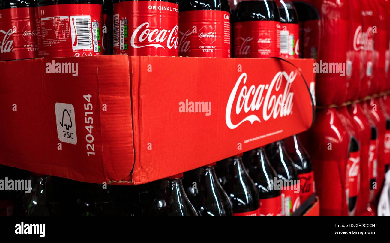 CocaCola plastic bottles in the store Stock Photo Alamy