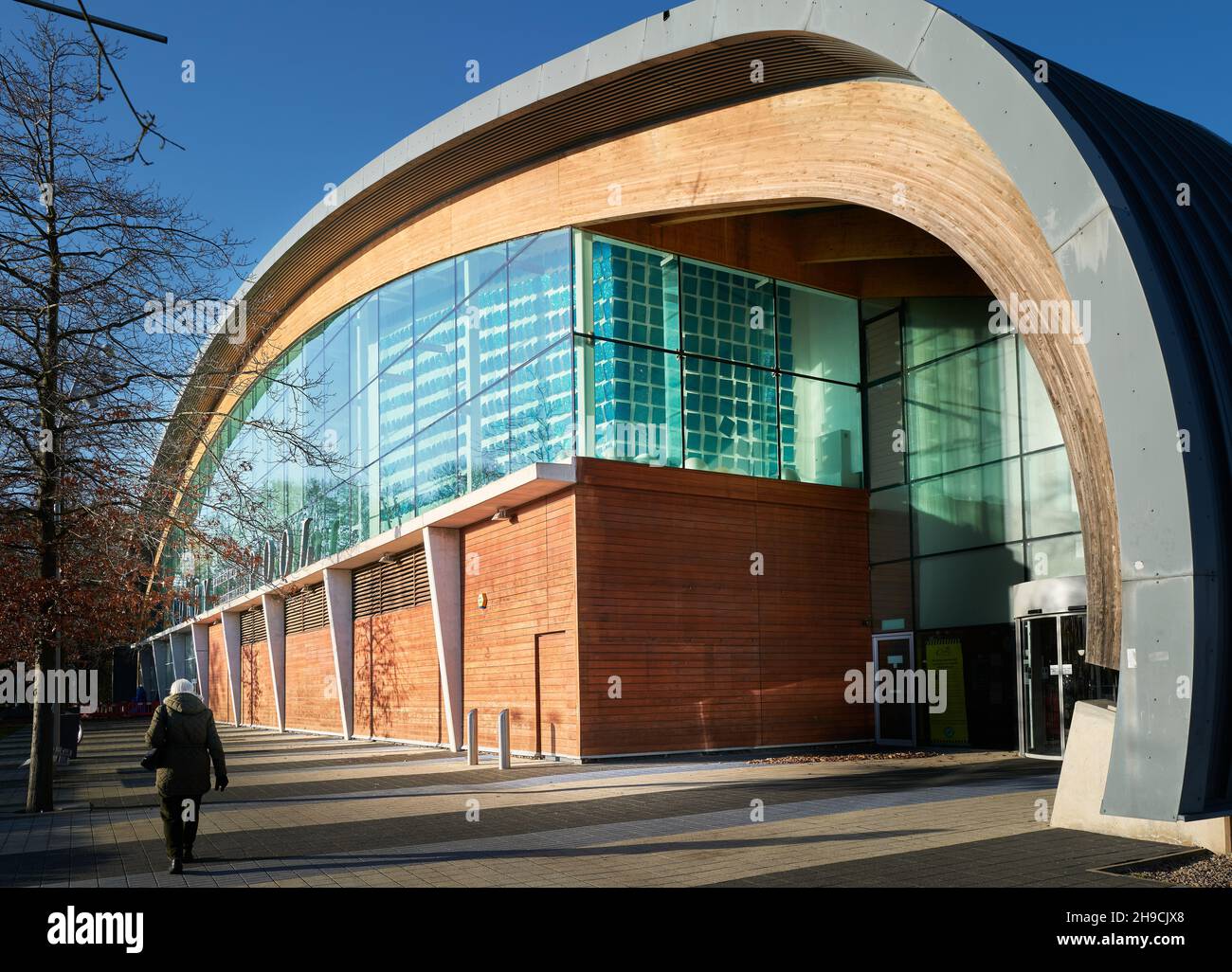 International swimming pool, Corby, England Stock Photo Alamy