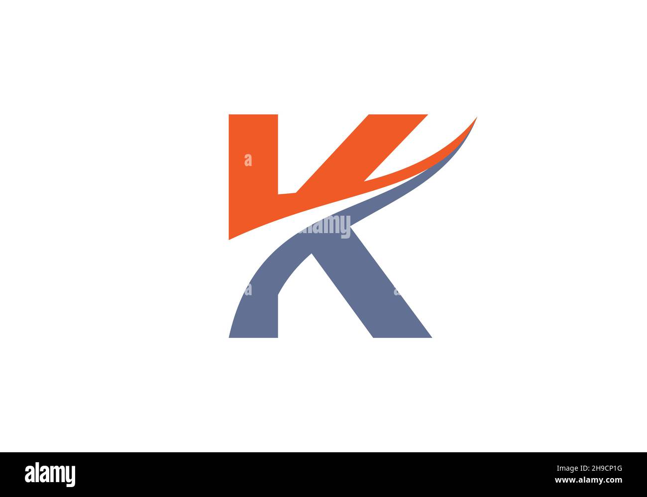 Modern K logotype for luxury branding. Initial K letter business logo design vector Stock Vector
