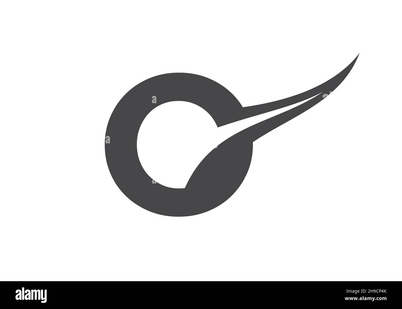 Monogram letter O logo design Vector. O letter logo design with modern trendy Stock Vector