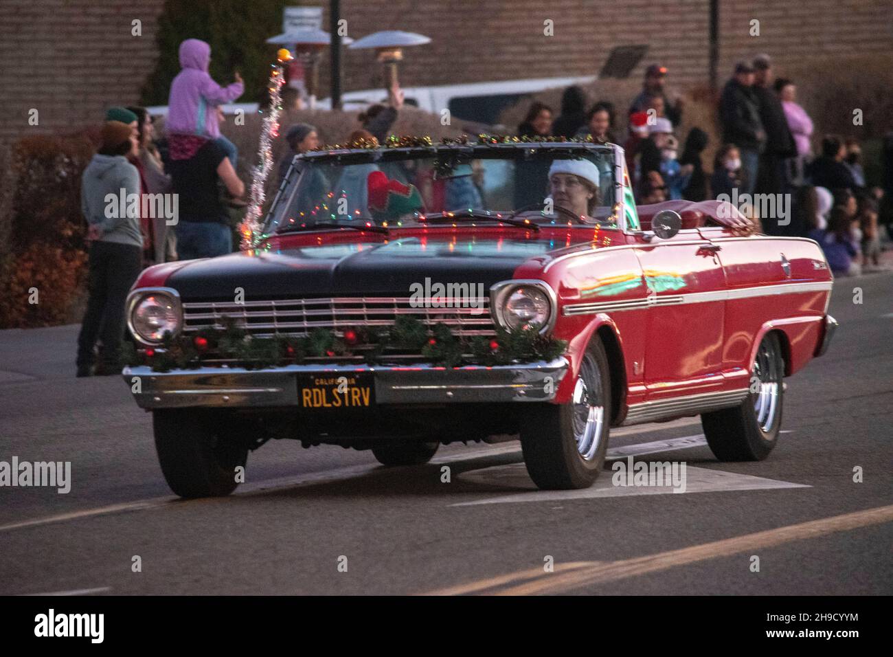 The Christmas parade is a colorful holiday celebration in the