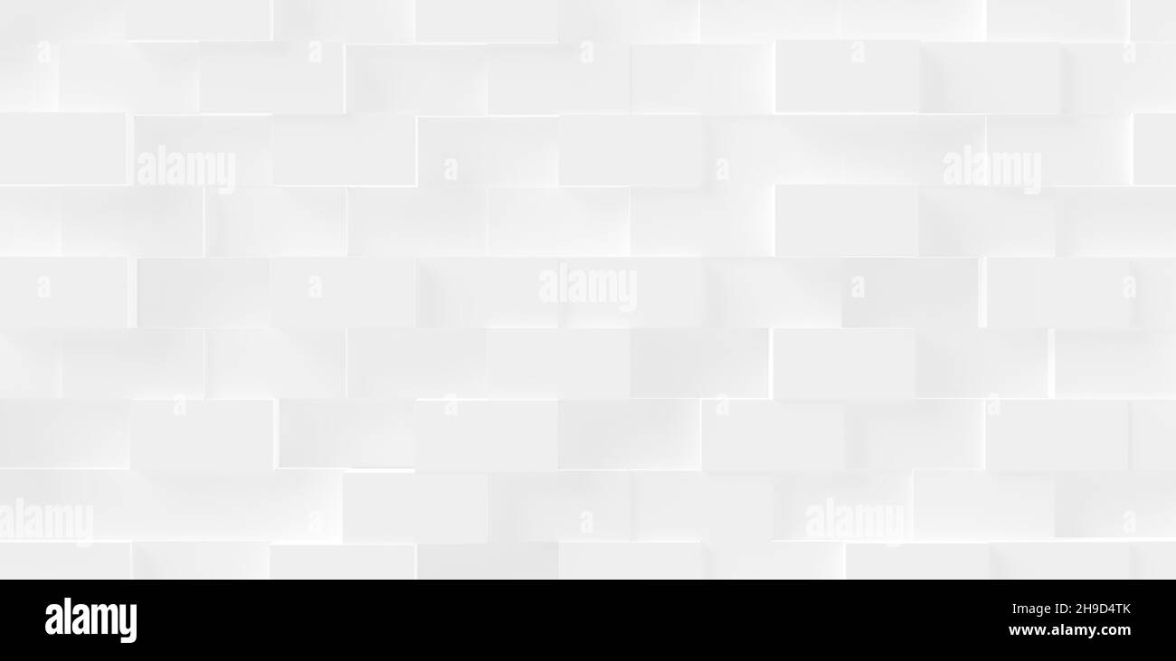 Random shifted white rectangle brick boxes block background wallpaper
