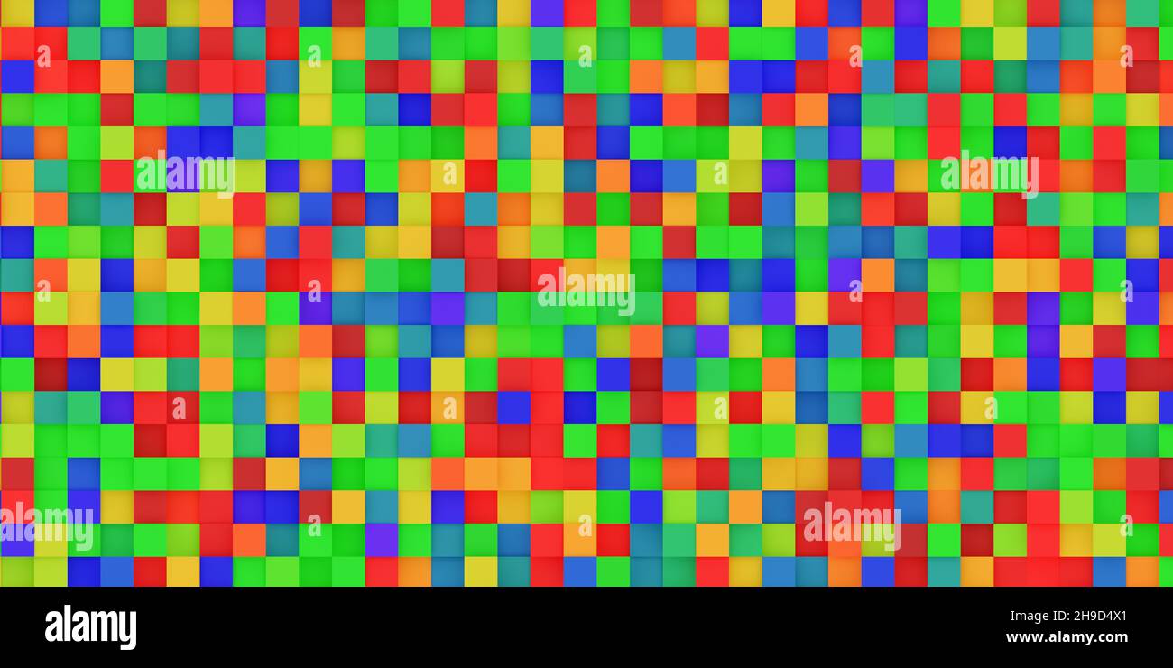 Abstract squares background spectrum hi-res stock photography and ...