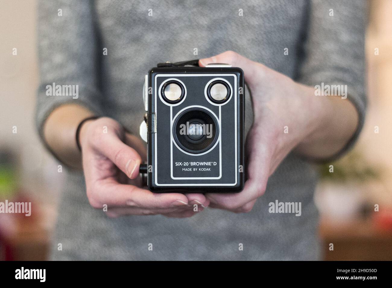Kodak Brownie Analog Camera Stock Photo Alamy