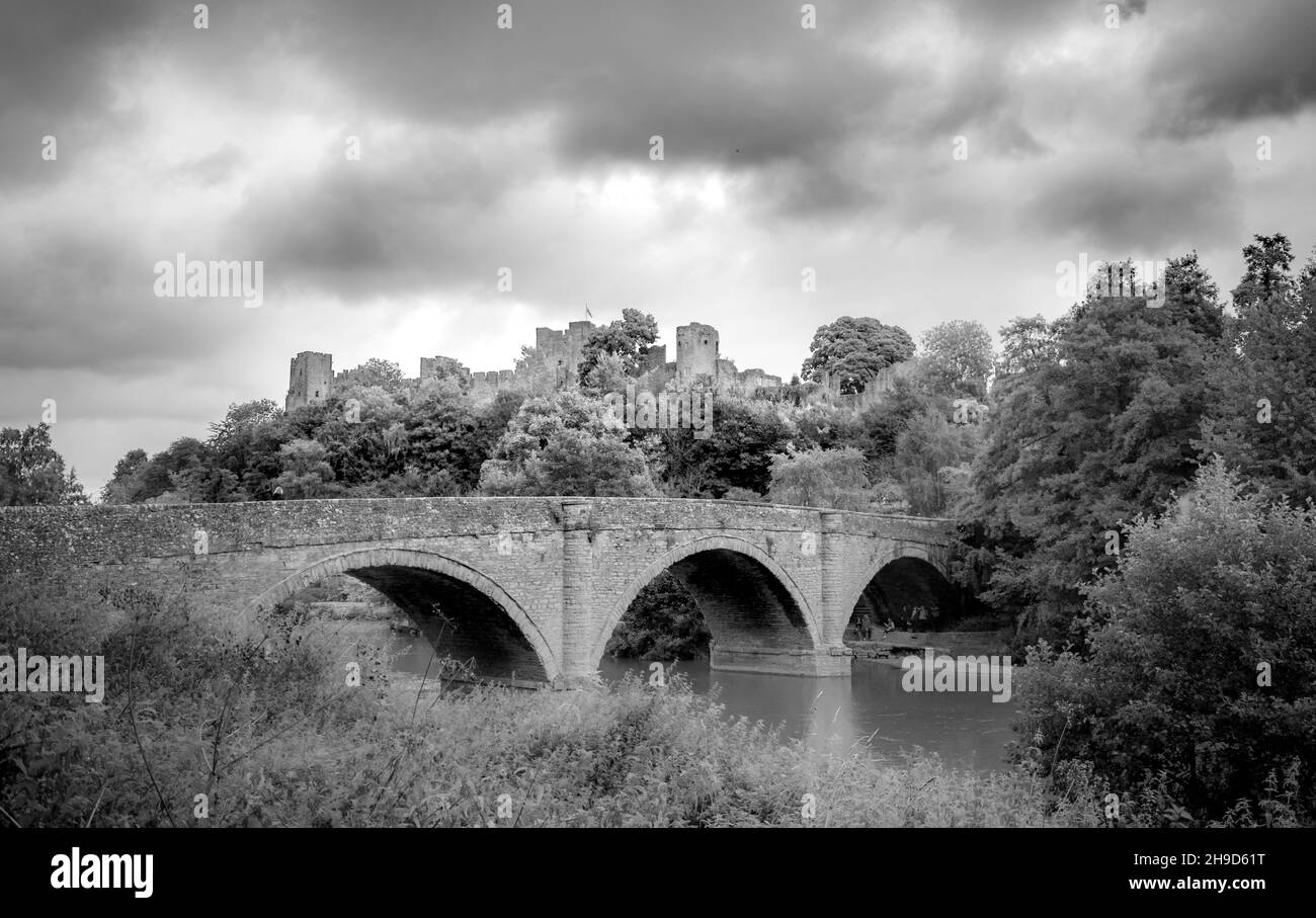 Summer Photographs of Ludlow is August Stock Photo Alamy