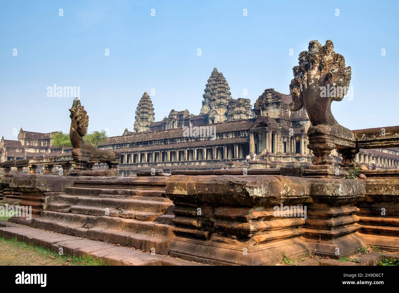 Angkor Wat, the largest religious structure in the world and one of the