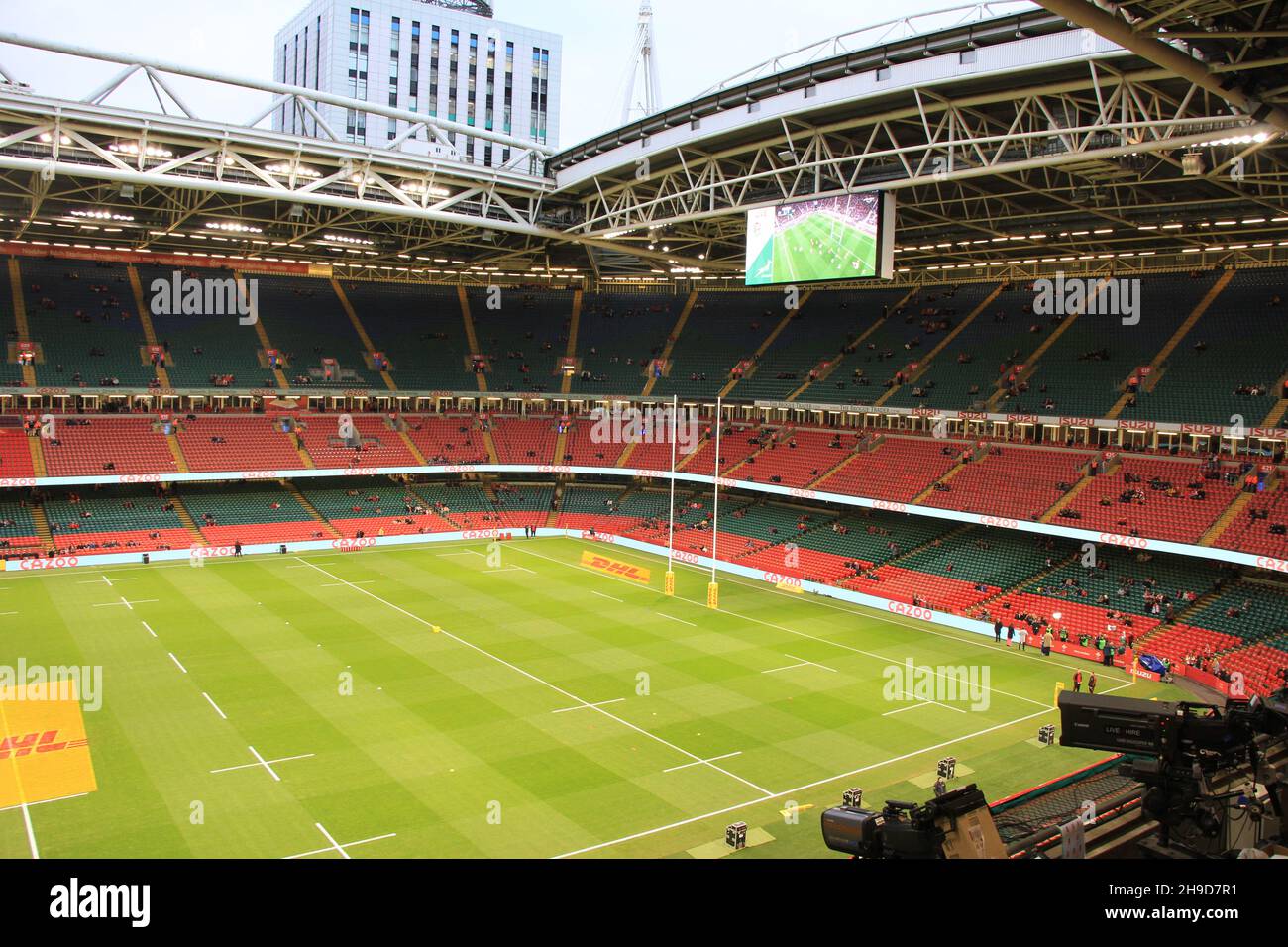 Inside the Principality Stadium, Cardiff, Wales Stock Photo Alamy