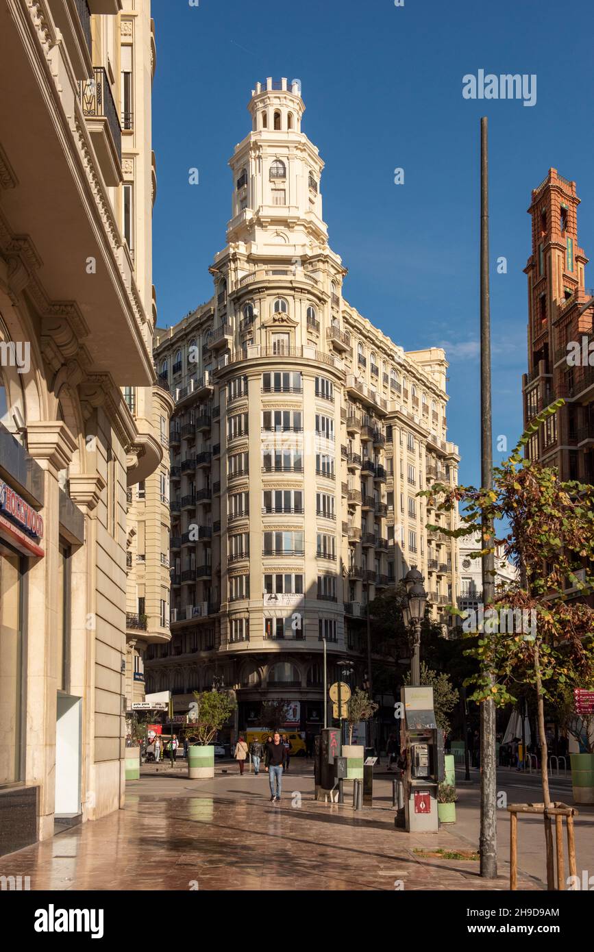 City Centre in Valencia Stock Photo
