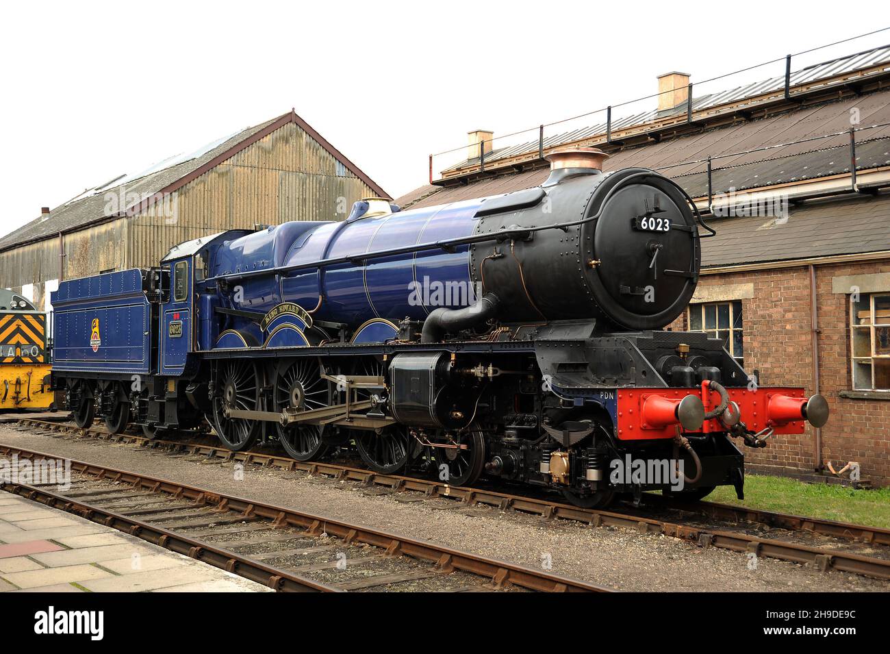 "King Edward II" at Didcot Railway Centre. Stock Photo