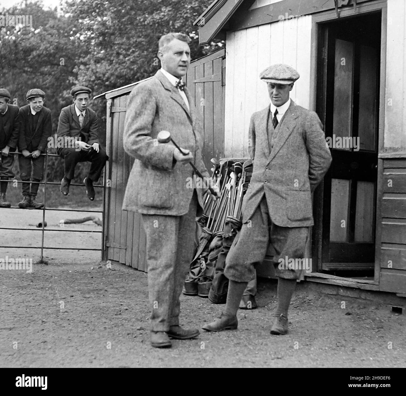 Golfer, early 1900s Stock Photo - Alamy