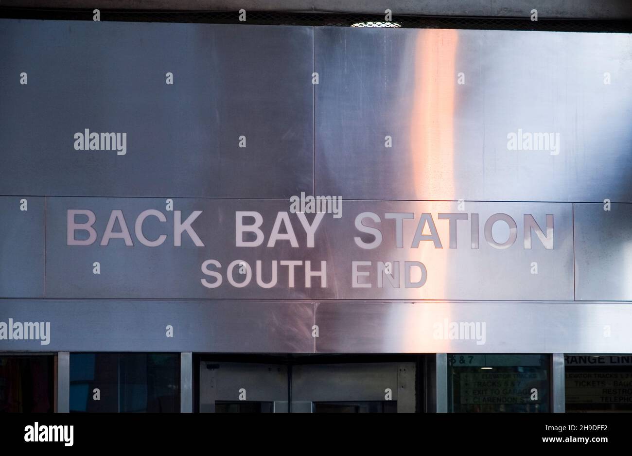 Back Bay Station South End Boston Stock Photo Alamy