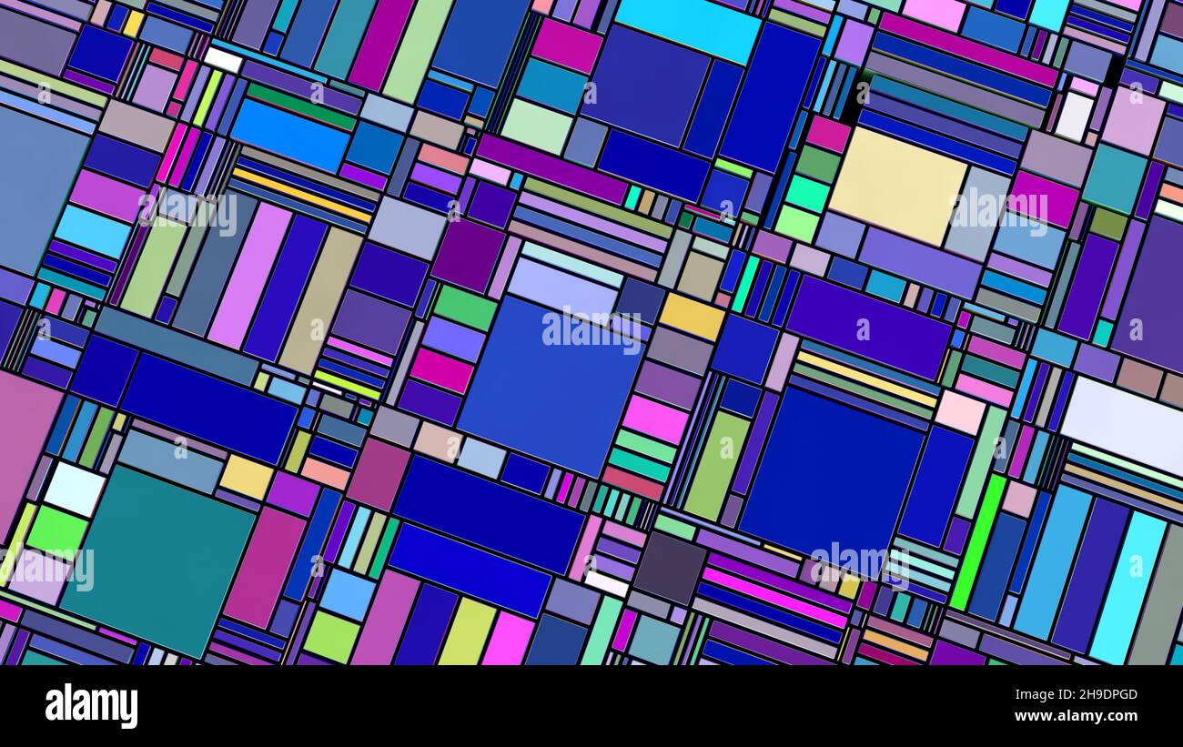 3d render. Abstract colorful background illustration Stock Photo - Alamy