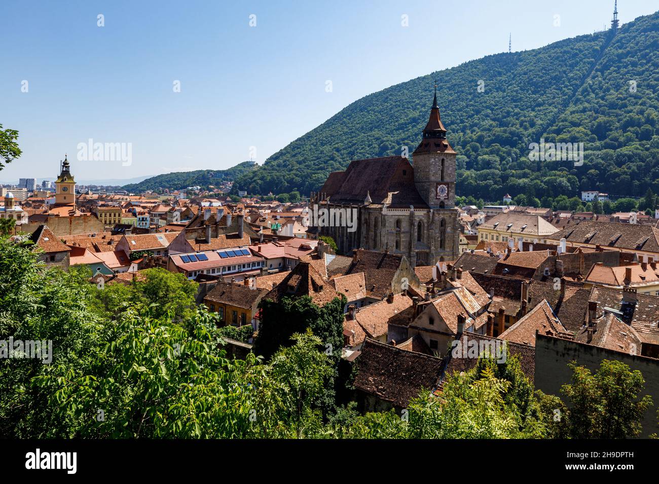 The city of Brasov in Romania Stock Photo - Alamy