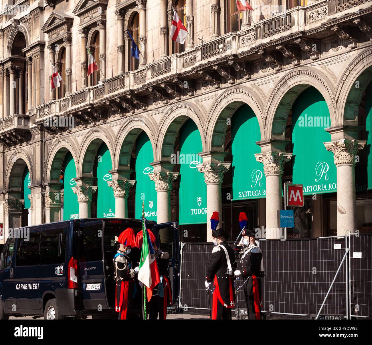 Milan, Italy-November, 04: Carabinieri during the Italian military ...