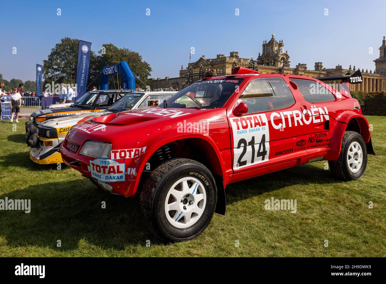 Citroën ZX Rallye-Raid Evo 2, on display at the Concours d’Elegance motor show held at Blenheim Palace on the 5th September 2021 Stock Photo