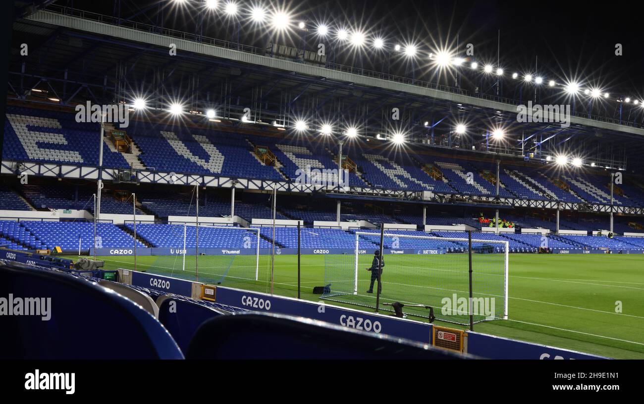 Liverpool, UK. 6th Dec, 2021. General view of the stadium before before the Premier League match at Goodison Park, Liverpool. Picture credit should read: Darren Staples/Sportimage Credit: Sportimage/Alamy Live News Stock Photo