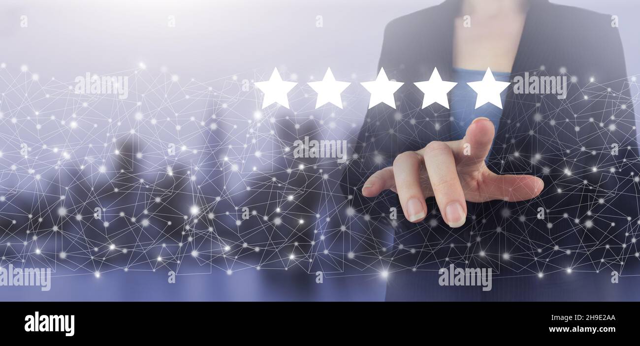 Best excellent services hand hi-res stock photography and images - Alamy