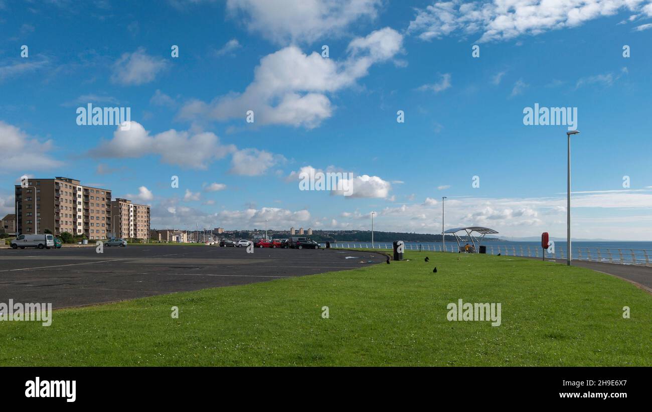 The Seafront in Kirkcaldy on the route of the Fife Coastal path, Fife