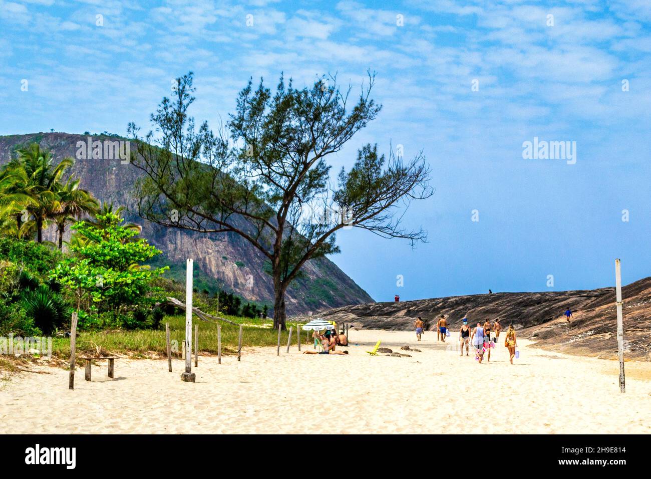 Itacoatiara Beach, Niteroi, Brazil Stock Photo