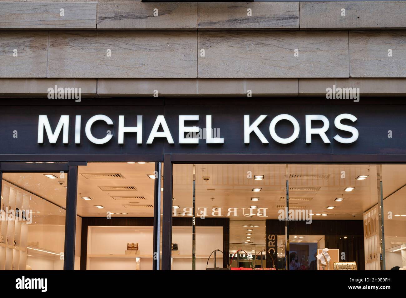 Sign of Michael Kors store in New York City Stock Photo